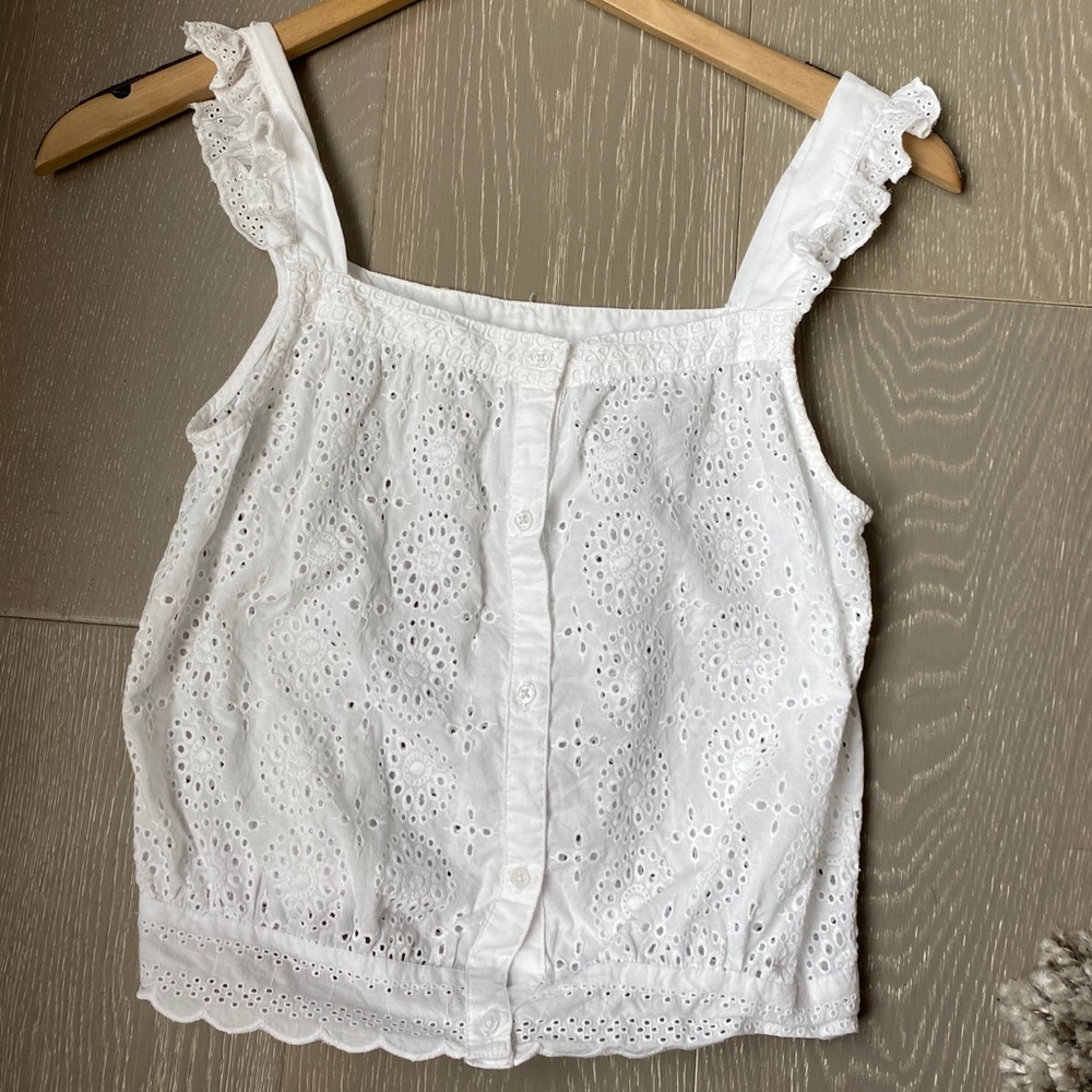 Abound White Tank Top